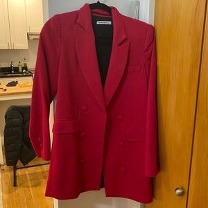 Pink reformation blazer